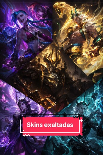 Las skins más exclusivas y polémicas de la historia de League of Legends. Desde Jinx hasta Viego, estas son las 5 skins Exaltadas con transformaciones, efectos únicos y un precio que puede superar los $4,500 MXN. 😱 #leagueoflegends #exaltedskins #gameplay #riotgames #leagueoflegendsedit