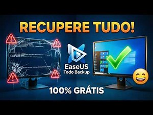 🔴 SEU PC QUEBROU? Recupere TUDO com EaseUS Todo Backup (Tutorial Completo 2026)