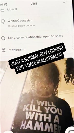 Just a lonely guy looking for dates on the Gold Coast using Hinge ... in the midst of a femicide epidemic staring mainly male domestic violence perpetrators. Cool. Cool. | Sherele Moody