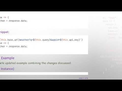 How to Get Temperature Data from an API Key in Vue.js