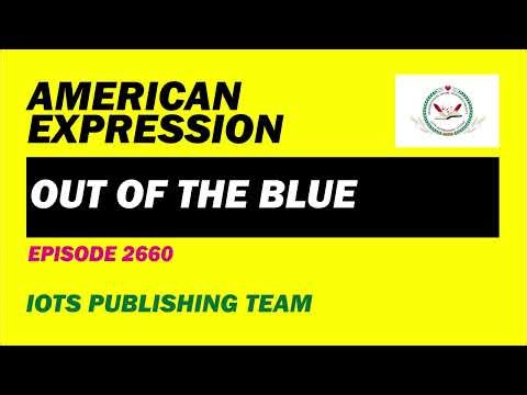 American Expression E2660 Out of the blue