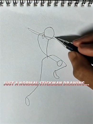 Just A normal Stickman Drawing