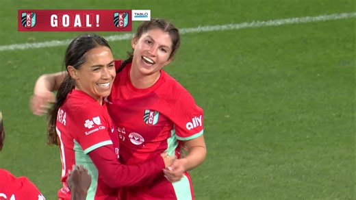Izzy Rodriguez with the equalizer for Kansas City! 📺 Wave vs. Current on NWSL on ION | National Women's Soccer League