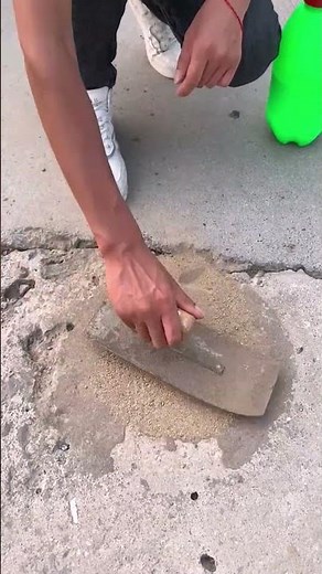The Process of Instant Pothole Repair with Quick Set Material
