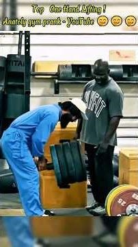 Top One Hand Lifting ! Anatoly gym prank - YouTube #trolllife #prank