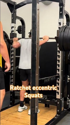 Ratchet Eccentric Squats for Football Strength & Power