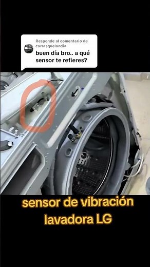 sensor de vibración lavadora LG error u5