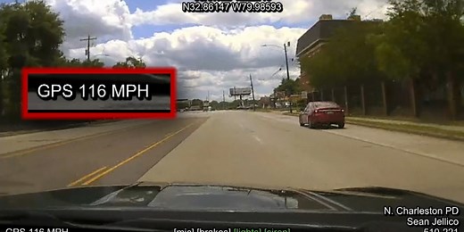 NCPD: Police chase reaches speeds of 116 mph, leads to hit-and-run