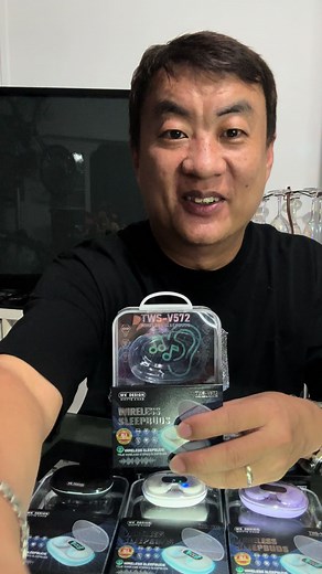 WK DESIGN TWS-V572 Cool Blue LED TWS Wireless SleepBuds