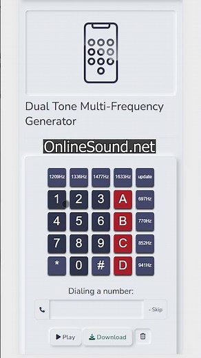 Mobile Cell Phone Dial Simulator. DTMF Signal Generator #phone #lifehacks