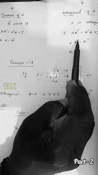 12th Maths / unit -1 /Application of matrices & Determinants / Example 1. 12 @mathswithvsk6794