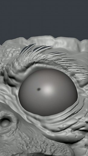 Diego on Instagram: "Quick eyebrows . . . . #zbrush #zbrushsculpt #zbrushmodel #character #characterdesign #digitalartist #digitalsculpting #zbrush #3d #fanart #moth #fanart #3dprinting #3dprint #3dart #zbrushartist #zbrushcharacter #creature #kappa #japan #tip #tutorial #eyebrows"