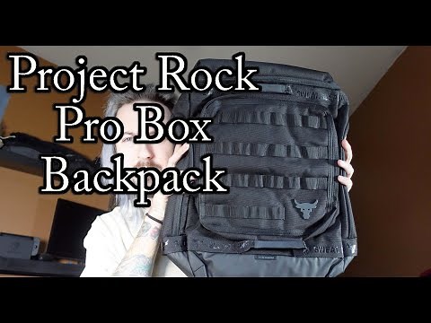 Project Rock Pro Box Backpack Gym Bag Military Tactical Under Armour Review