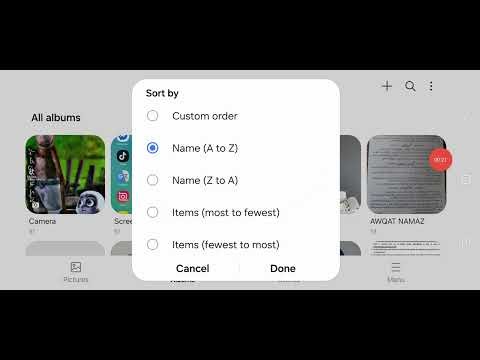 Android Mobile Gallery Folder Sort Kawalo Tariqa
