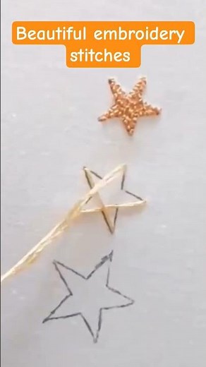 very beautiful easy pearl stitches tutorial embroidery designs #embroidery #embroiderytutorial