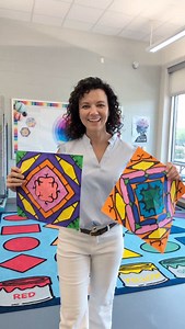 351 reactions · 71 shares | ✨ Turning names into art ✨ My 5th graders are exploring radial name designs and making connections to math + symmetry along the way ️ They loved watching their names transform into bold patterns that radiate across the page  Would your students enjoy this lesson? Drop a  if you want to see the finished masterpieces! #ElementaryArtTeacher #RadialDesign #ArtInTheMaking #MathInArt | Art With Ms Schauer | Facebook