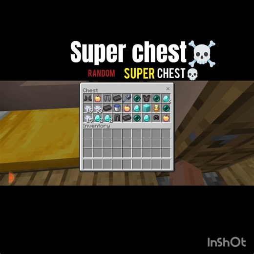 minecraft random chest super item 😀😶‍🌫️🤕