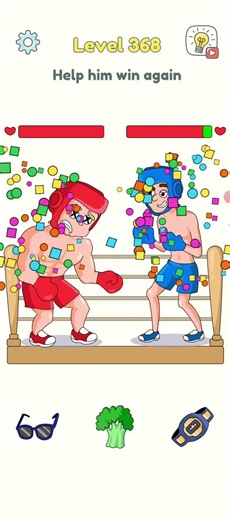 DOP 3 displace one part – Level 368 | Full Brain Puzzle Game Walkthrough