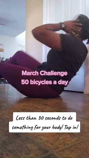 March Challenge: 50 Bicycle Crunches Daily for Core Strength