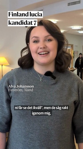 15K views · 167 reactions | Luciakandidat nr 7 är Alva Johansson från Åland! Läs mer om henne och hör henne sjunga på HBL.fi. #Finlandslucia #hufvudstadsbladet #folkhälsan | Hbl - Hufvudstadsbladet | Facebook