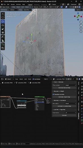 How to get Instant Normal Maps!!#blender #blendercommunity #cgi #blendertutorial #conceptdesign