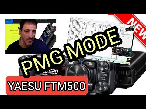 YAESU FTM500 - PMG Mode