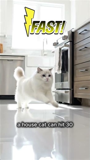 Guess Who’s the Fastest? (Hint: Not Bolt) #facts #cat