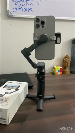 ✨ Finally upgraded my vlogging setup ❤️ DJI Osmo Mobile 7p #dji #reels #sjorts #yshorts #iphone