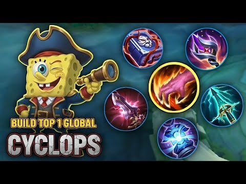 Build Like Top Global Cyclops || Cyclops Jungler Is Insane || Cyclops Best Build Ever