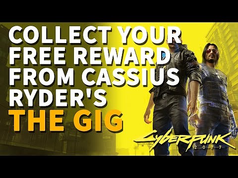 Collect your free reward from Cassius Ryder's ripperdoc shop inventory Cyberpunk 2077 The Gig