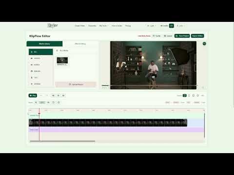Getting Started With Klipflow Web Editor: Adding Fade In and Fade Out