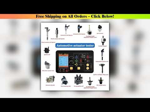 2025 NEW! Auto Ignition Coil Test Injector Solenoid Valve Idling Stepper Motor Instrument Tester