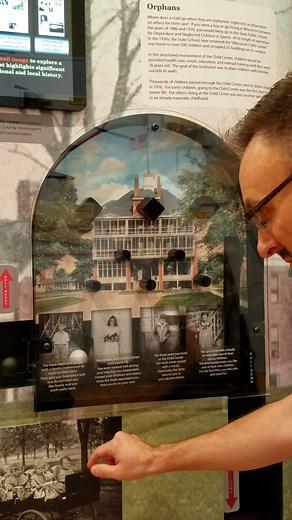 Monroe County A to Z Spotlight: O is for Orphans. Did you know that from 1886-1976 thousands of children lived at the Wisconsin State Public School for Dependent and Neglected Children in Sparta, also known as the Wisconsin Child Center? For some children, going to the Child Center was the first step to a better life. For others, living at the Child Center was just another sad chapter in an already traumatic childhood. Our O interactive is based on the description of a former Child Center attend