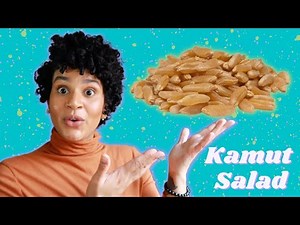 Kamut Salad | Khorasan Wheat | Ancient Grain | Dairy Free Bleu Cheese | Easy Grain Bowl Recipe