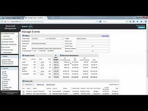EventPro360 Reporting Detail - Event Management Software System for Golf, Banquet, Catering