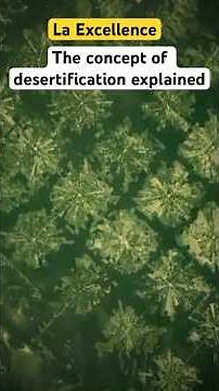 The concept of desertification explained