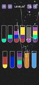 Water sort puzzle Level 50 #watersortpuzzle #puzzle #game