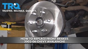How To Replace Front Brakes 2002-06 Chevy Avalanche