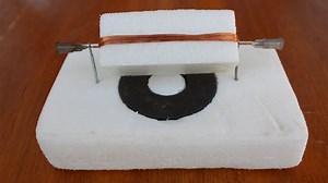 DIY simple DC motor / How to make a simple DC motor