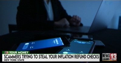 Warning about scammers trying to steal New Yorkers inflation reduction checks