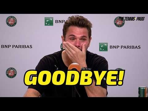 "Hard To Say Goodbye" - Wawrinka Gets Standing Ovation In Emotional Final French Open Presser!