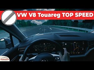 The Volkswagen Touareg V8 (422Hp) - TOP SPEED on the Autobahn