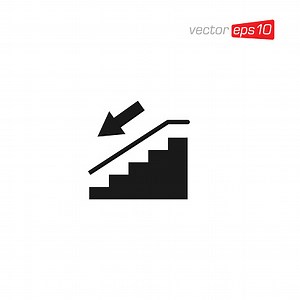 Treppen Icon Design Vektor