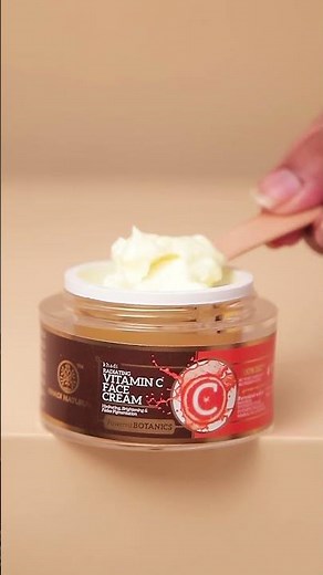Natural Glow with Khadi Vitamin C Cream | Sulfate & Paraben-Free | Natural Skin Care
