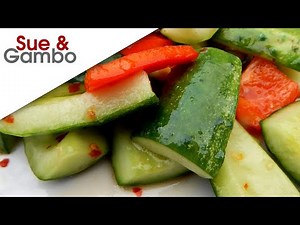 Hot and Sour Cucumbers Stir Fry Recipe