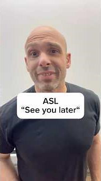 ASL “see you later” #SignWithJP #ASL #signlanguage