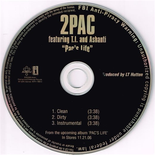 2Pac Featuring T.I. & Ashanti - Pac's Life