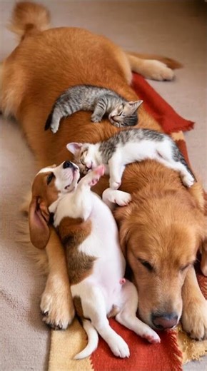 Cutest Animal Pile Ever Caught on Camera!