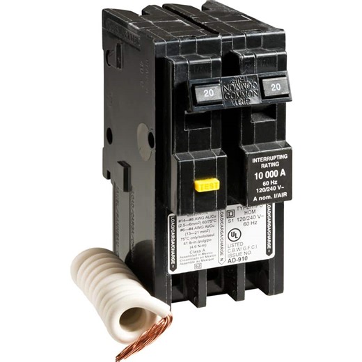 Reviews for Square D Homeline 20-Amp 2-Pole GFCI Circuit Breaker (HOM220GFIC) | Pg 4 - The Home Depot