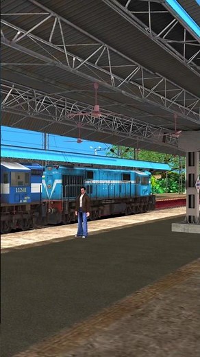 TRAIN CROSSING IN RAILWAY STATION | NTG GAMING #trainsimulator #trainsim #indianrailways #ts2022